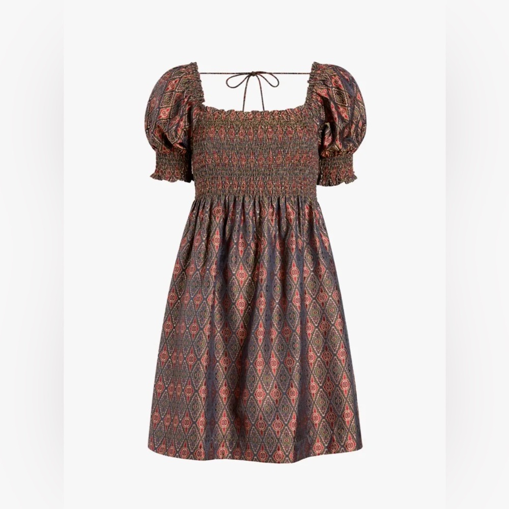 Hill House Multi-Color Mini Dress